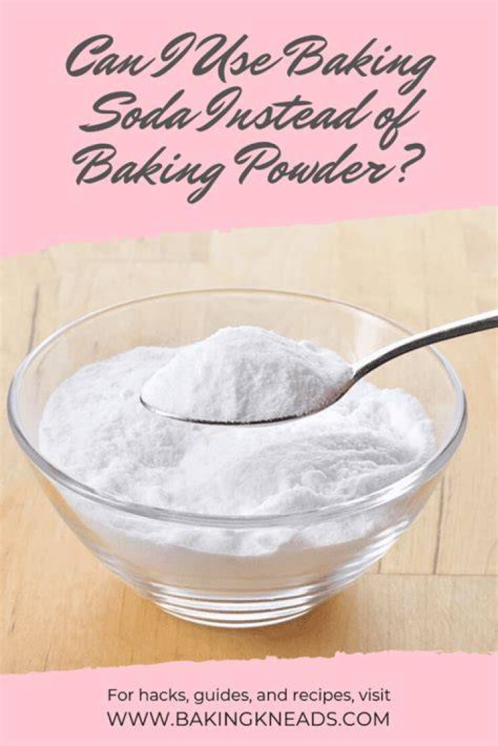 Can baking powder be used instead of baking soda for face?