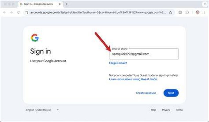 How do I access my Gmail account from someone else's computer?