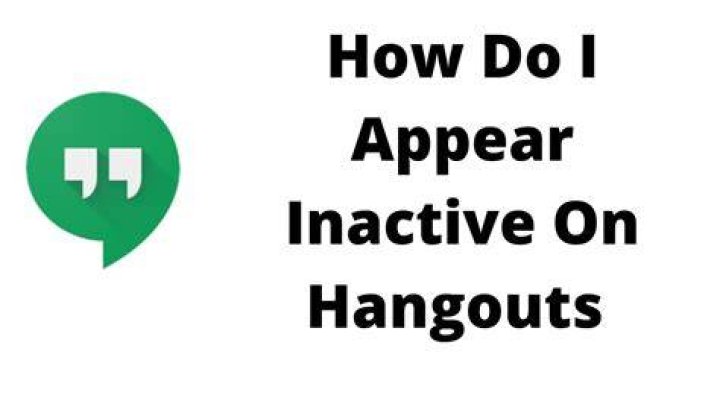 How do I appear offline on Hangouts?