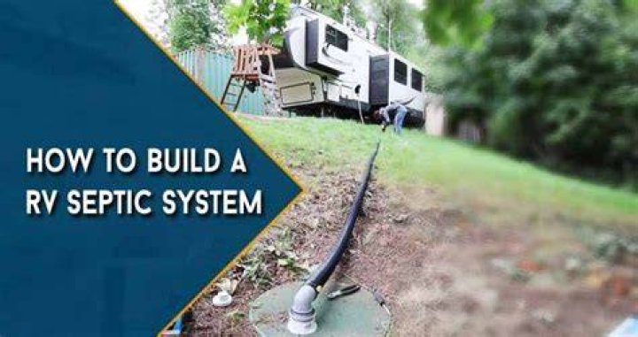 How do I build a small RV septic tank?