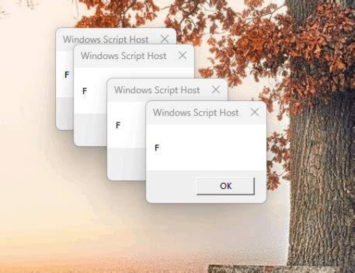 How do I get rid of Windows Script Host pop up?