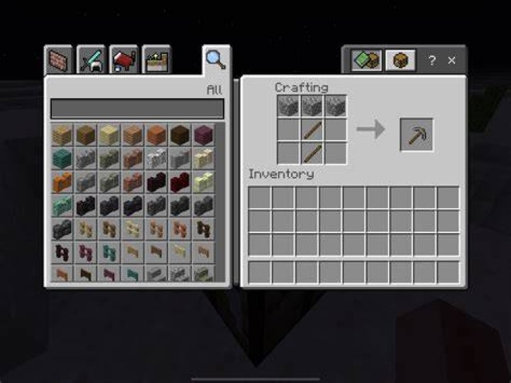How do u make a pickaxe?