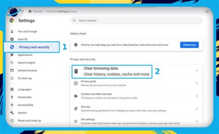 How do you clear app cache on Chromebook?
