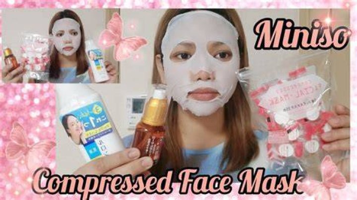 How do you use a Miniso compressed face mask?