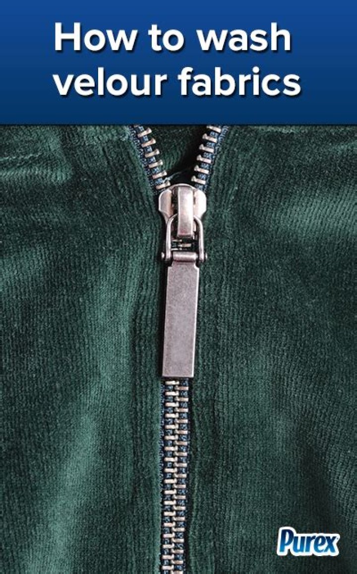 How do you wash Velour fabric?