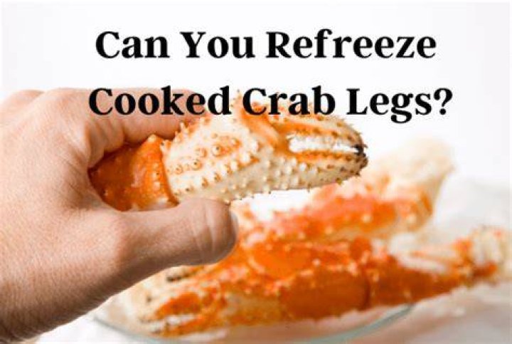 How long can you keep thawed crab legs?