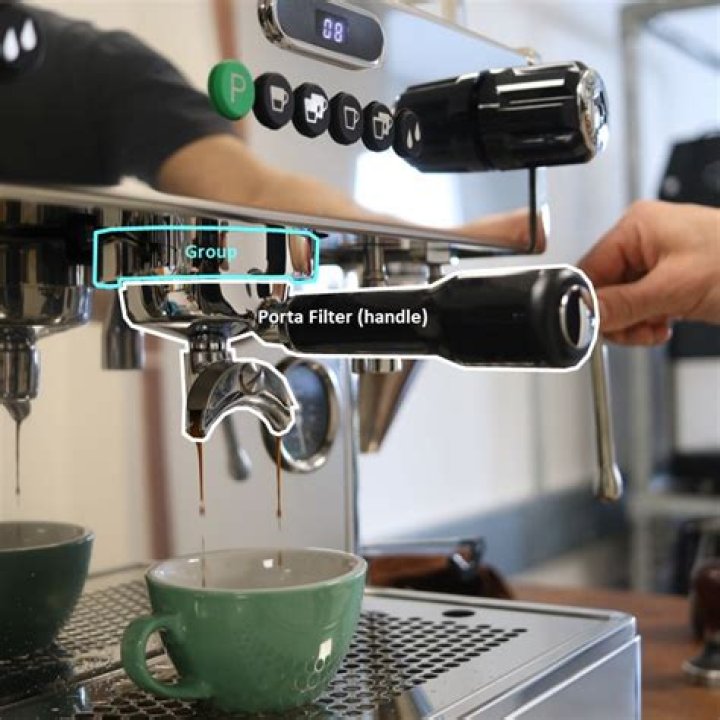 How much coffee does the group handle hold?