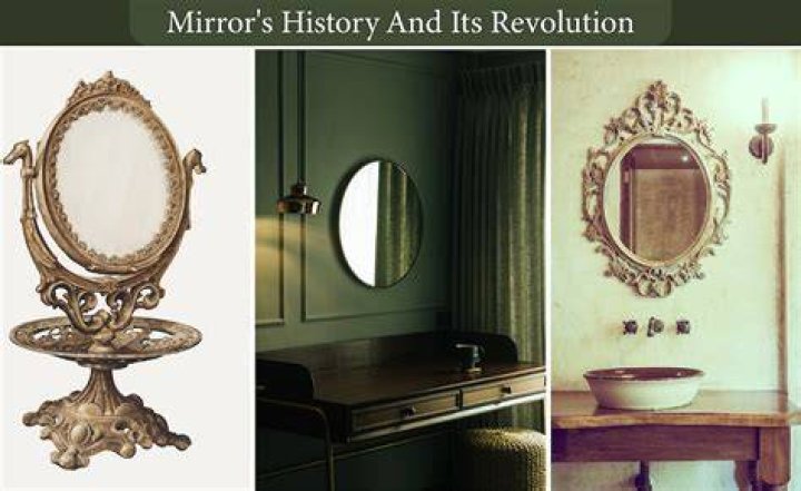 How were mirrors made in the past?