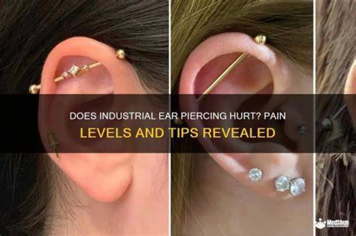 Is it normal for an industrial piercing to hurt?