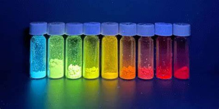 What are fluorescent materials?