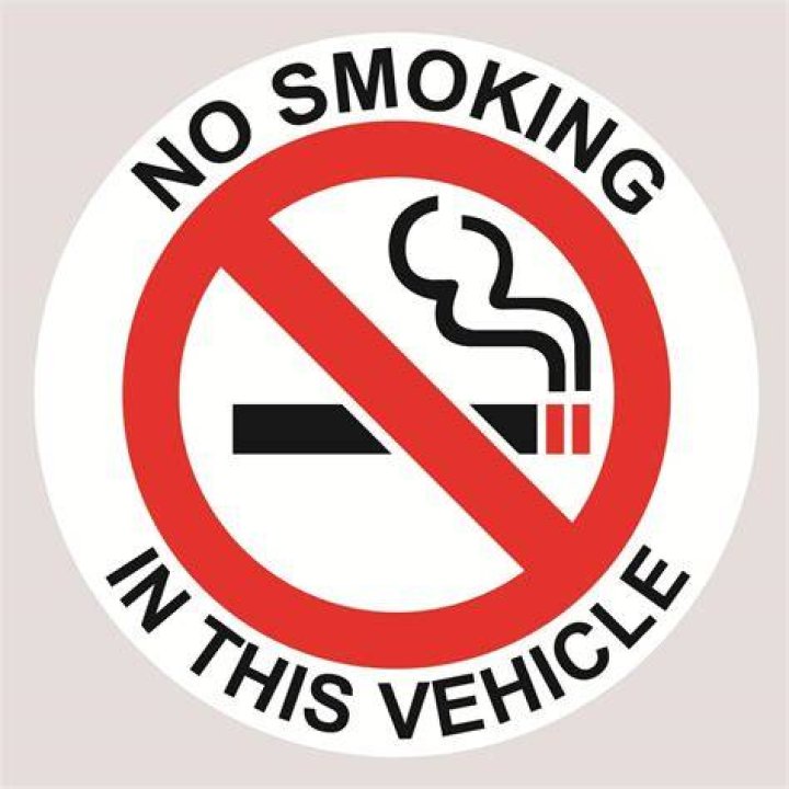 What is the fine for smoking in a rental car?