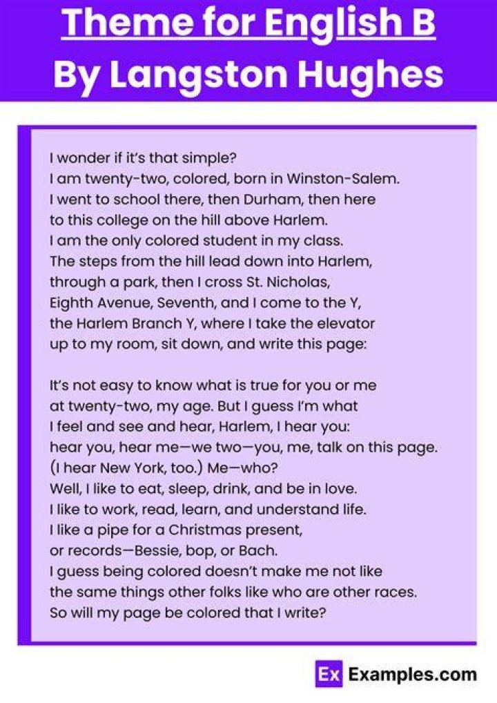 What is the theme of English B?
