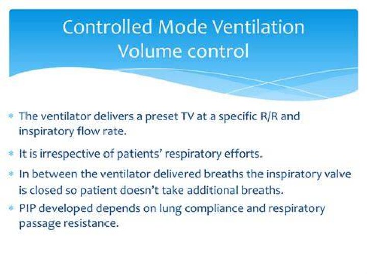 Which of the following are considered volume ventilation modes?