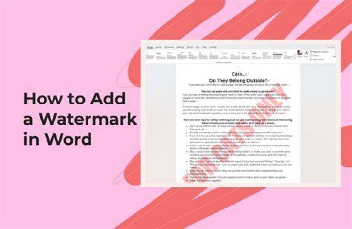 Why do we use watermarks?