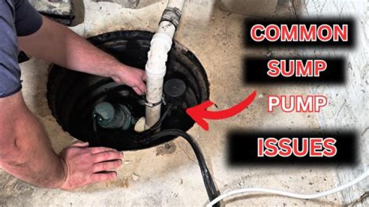 Why is the sump pump not working?